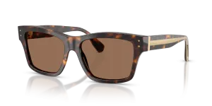 แว่นกันแดด Dolce & Gabbana DG4559-502/73 มุมเฉียง สีฮาวานา สำหรับผู้หญิง