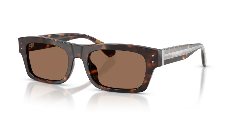 แว่นกันแดด Dolce & Gabbana DG4560-502/73 Havana Dark Brown แว่นกันแดด Dolce & Gabbana DG4560-502/73 มุมเฉียง สีฮาวานา สำหรับผู้ชาย
