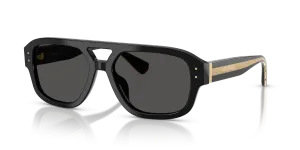 แว่นกันแดด Dolce & Gabbana DG4561-501/87 มุมเฉียง สีดำ สำหรับผู้ชาย