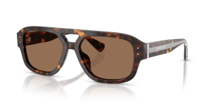 แว่นกันแดด Dolce & Gabbana DG4561-502/73 มุมเฉียง สีฮาวานา สำหรับผู้ชาย