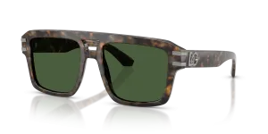 แว่นกันแดด Dolce & Gabbana DG4562-349971 มุมเฉียง สีน้ำตาลเข้มฮาวานา สำหรับผู้ชาย