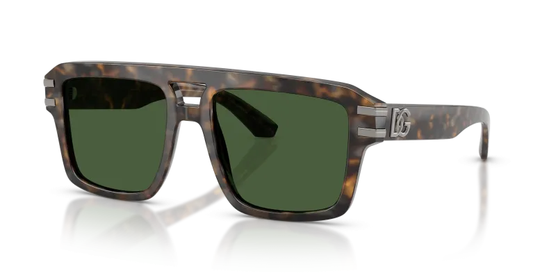 แว่นกันแดด Dolce & Gabbana DG4562-349971 มุมเฉียง สีน้ำตาลเข้มฮาวานา สำหรับผู้ชาย