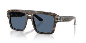 แว่นกันแดด Dolce & Gabbana DG4562-350080 มุมเฉียง สีน้ำตาลน้ำเงินฮาวานา สำหรับผู้ชาย