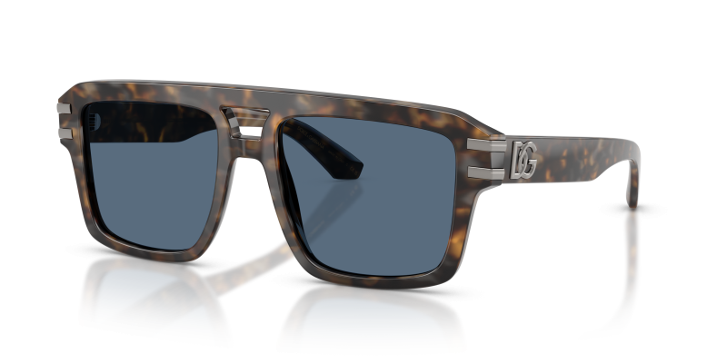 แว่นกันแดด Dolce & Gabbana DG4562-350080 Brown Blue Havana Dark Blue แว่นกันแดด Dolce & Gabbana DG4562-350080 มุมเฉียง สีน้ำตาลน้ำเงินฮาวานา สำหรับผู้ชาย