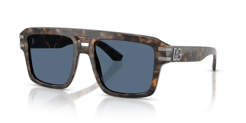 แว่นกันแดด Dolce & Gabbana DG4562-350080 Brown Blue Havana Dark Blue แว่นกันแดด Dolce & Gabbana DG4562-350080 มุมเฉียง สีน้ำตาลน้ำเงินฮาวานา สำหรับผู้ชาย