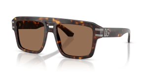 แว่นกันแดด Dolce & Gabbana DG4562-502/73 มุมเฉียง สีฮาวานา สำหรับผู้ชาย
