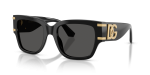 แว่นกันแดด Dolce & Gabbana DG4563-501/87 Black Dark Grey แว่นกันแดด Dolce & Gabbana DG4563-501/87 มุมเฉียง สีดำ สำหรับผู้หญิง