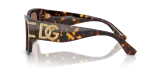 แว่นกันแดด Dolce & Gabbana DG4563-502/73 มุมข้าง ขาแว่นสีฮาวานา