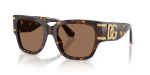 แว่นกันแดด Dolce & Gabbana DG4563-502/73 มุมเฉียง สีฮาวานา สำหรับผู้หญิง