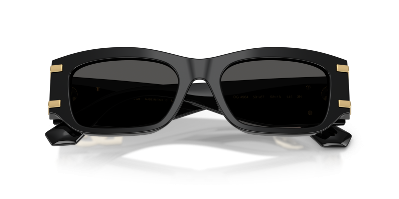 แว่นกันแดด Dolce & Gabbana DG4564-501/87 close-up ด้านหน้า