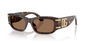 แว่นกันแดด Dolce & Gabbana DG4564-502/73 มุมเฉียง สีฮาวานา สำหรับผู้หญิง
