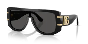 แว่นกันแดด Dolce & Gabbana DG4565-501/87 มุมเฉียง สีดำ สำหรับผู้ชาย
