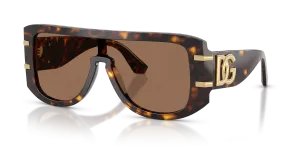 แว่นกันแดด Dolce & Gabbana DG4565-502/73 มุมเฉียง สีฮาวานา สำหรับผู้ชาย