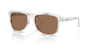 แว่นกันแดด Dolce & Gabbana DG4566-349573 มุมเฉียง สีขาวแถบ สำหรับผู้ชาย