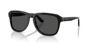 แว่นกันแดด Dolce & Gabbana DG4566-501/87 มุมเฉียง สีดำ สำหรับผู้ชาย