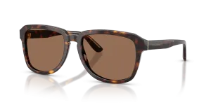 แว่นกันแดด Dolce & Gabbana DG4566-502/73 มุมเฉียง สีฮาวานา สำหรับผู้ชาย