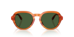 แว่นกันแดด Dolce & Gabbana DG4567-348371 Transp Camel on Striped Ginger Dark Green แว่นกันแดด Dolce & Gabbana DG4567-348371 ด้านหน้า
