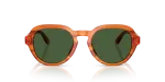 แว่นกันแดด Dolce & Gabbana DG4567-348371 Transp Camel on Striped Ginger Dark Green แว่นกันแดด Dolce & Gabbana DG4567-348371 ด้านหน้า