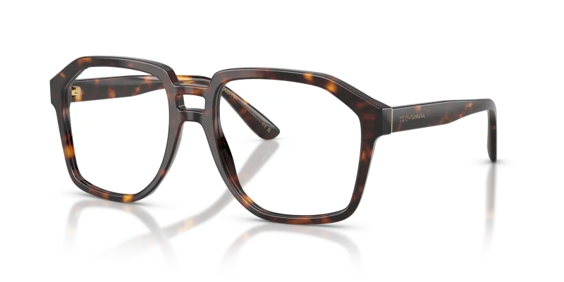 แว่นกันแดด Dolce & Gabbana DG4568-502/SB มุมเฉียง สีฮาวานา สำหรับผู้ชาย