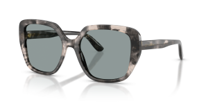 แว่นกันแดด Dolce & Gabbana DG4569-3172/1 มุมเฉียง สีฮาวานาเทา สำหรับผู้หญิง