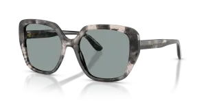 แว่นกันแดด Dolce & Gabbana DG4569-3172/1 มุมเฉียง สีฮาวานาเทา สำหรับผู้หญิง