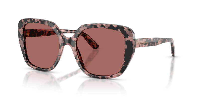 แว่นกันแดด Dolce & Gabbana DG4569-347669 Pink Havana Dark Violet แว่นกันแดด Dolce & Gabbana DG4569-347669 มุมเฉียง สีฮาวานาชมพู สำหรับผู้หญิง