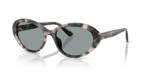 แว่นกันแดด Dolce & Gabbana DG4570-3172/1 มุมเฉียง สีฮาวานาเทา สำหรับผู้หญิง