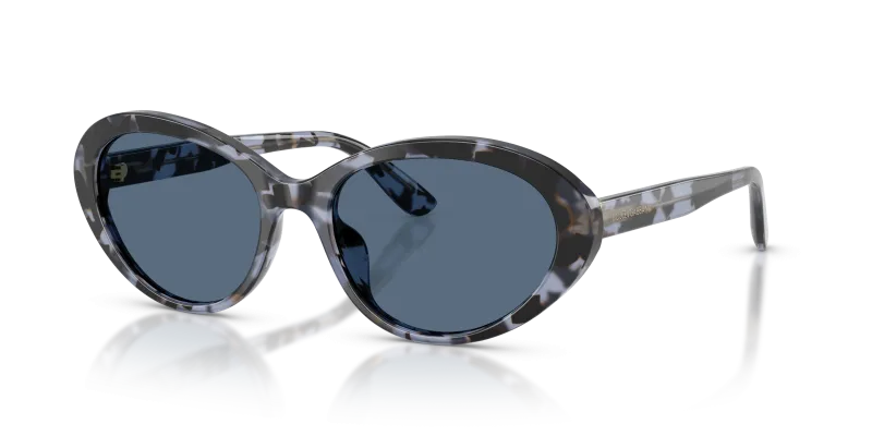 แว่นกันแดด Dolce & Gabbana DG4570-344380 Blue Havana Dark Blue แว่นกันแดด Dolce & Gabbana DG4570-344380 มุมเฉียง สีฮาวานาน้ำเงิน สำหรับผู้หญิง