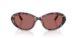 แว่นกันแดด Dolce & Gabbana DG4570-347669 Pink Havana Dark Violet แว่นกันแดด Dolce & Gabbana DG4570-347669 ด้านหน้า