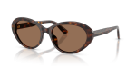 แว่นกันแดด Dolce & Gabbana DG4570-502/73 มุมเฉียง สีฮาวานา สำหรับผู้หญิง