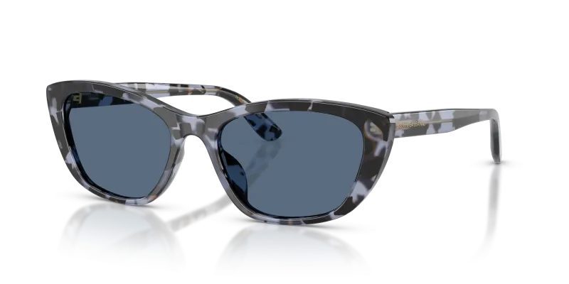 แว่นกันแดด Dolce & Gabbana DG4571-344380 มุมเฉียง สีฮาวานาน้ำเงิน สำหรับผู้หญิง