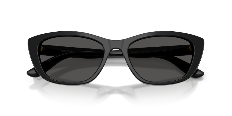 แว่นกันแดด Dolce & Gabbana DG4571-501/87 close-up ด้านหน้า