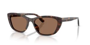 แว่นกันแดด Dolce & Gabbana DG4571-502/73 มุมเฉียง สีฮาวานา สำหรับผู้หญิง