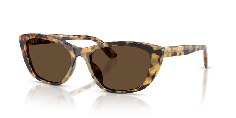 แว่นกันแดด Dolce & Gabbana DG4571-512/73 มุมเฉียง สีฮาวานาเหลือง สำหรับผู้หญิง