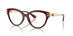 แว่นสายตา Dolce & Gabbana DG5116-3091 มุมเฉียง สีบอร์โด สำหรับผู้หญิง
