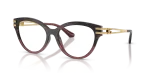 แว่นสายตา Dolce & Gabbana DG5116-3493 มุมเฉียง สีฮาวานาเบอร์กันดีไล่ระดับ สำหรับผู้หญิง