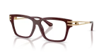 แว่นสายตา Dolce & Gabbana DG5117-3091 มุมเฉียง สีบอร์โด สำหรับผู้หญิง
