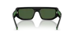 แว่นกันแดด Dolce & Gabbana DG6203 501/71 Black Dark Green Dolce & Gabbana DG6203 501/71 ขาแว่นด้านใน