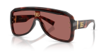 แว่นกันแดด Dolce & Gabbana DG6205-347669 Pink Havana Dark Violet Dolce & Gabbana DG6205 347669 แว่นกันแดดฮาวานาชมพู ทั้งสองเพศ