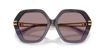 แว่นกันแดด Dolce & Gabbana DG6210-3494LA Violet Havana Gradient Violet แว่นกันแดด Dolce & Gabbana DG6210-3494LA close-up ด้านหน้า