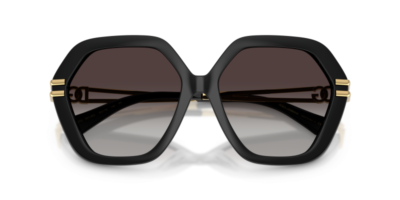 แว่นกันแดด Dolce & Gabbana DG6210-501/8G close-up ด้านหน้า
