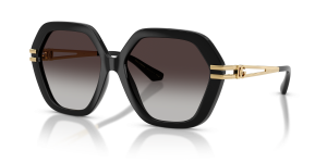 แว่นกันแดด Dolce & Gabbana DG6210-501/8G มุมเฉียง สีดำ สำหรับผู้หญิง