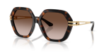 แว่นกันแดด Dolce & Gabbana DG6210-502/13 มุมเฉียง สีฮาวานา สำหรับผู้หญิง