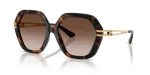 แว่นกันแดด Dolce & Gabbana DG6210-502/13 มุมเฉียง สีฮาวานา สำหรับผู้หญิง