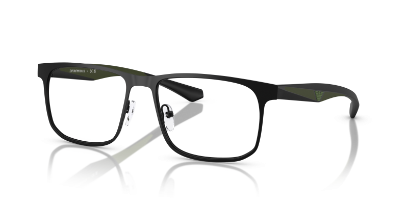 กรอบแว่นสายตา Emporio Armani EA1163-3001 Matte Black Emporio Armani EA1163 3001 แว่นสายตาดำด้าน สำหรับผู้ชาย