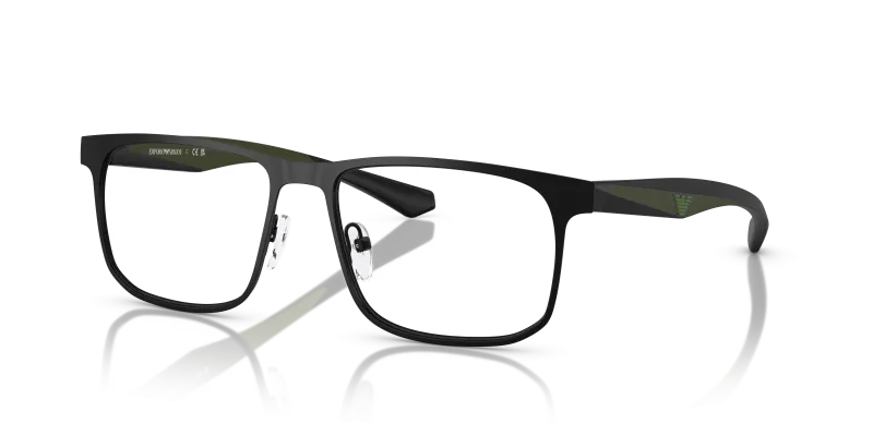 กรอบแว่นสายตา Emporio Armani EA1163-3001 Matte Black Emporio Armani EA1163 3001 แว่นสายตาดำด้าน สำหรับผู้ชาย