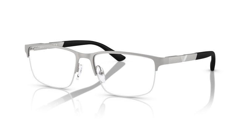 กรอบแว่นสายตา Emporio Armani EA1164-3045 Matte Silver Emporio Armani EA1164 3045 แว่นสายตาสีเงินด้าน ผู้ชาย