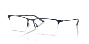 Emporio Armani EA1171-3018 แว่นสายตาทรงสี่เหลี่ยมผืนผ้าสีน้ำเงินด้าน ผู้ชาย