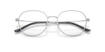 กรอบแว่นสายตา Emporio Armani EA1174D-3015 Shiny Silver Emporio Armani EA1174D-3015 close-up ด้านหน้า