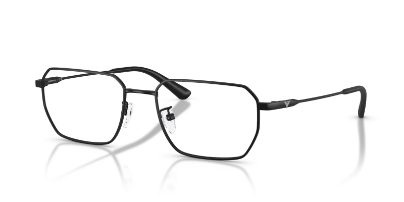 กรอบแว่นสายตา Emporio Armani EA1187TD-3001 Matte Black แว่นสายตา Emporio Armani EA1187TD-3001 สีดำด้าน มุมสามส่วนสี่